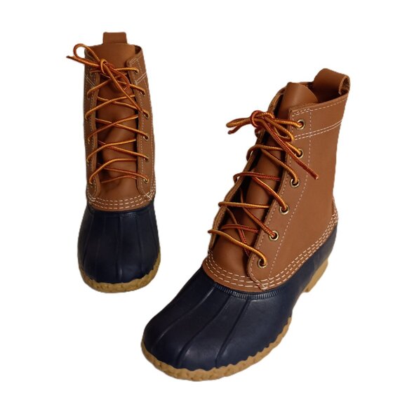 L.L. Bean Women’s Bean Boots Blue Bottom Waterproof Duck Boots Size 6M EUC - Picture 14 of 15